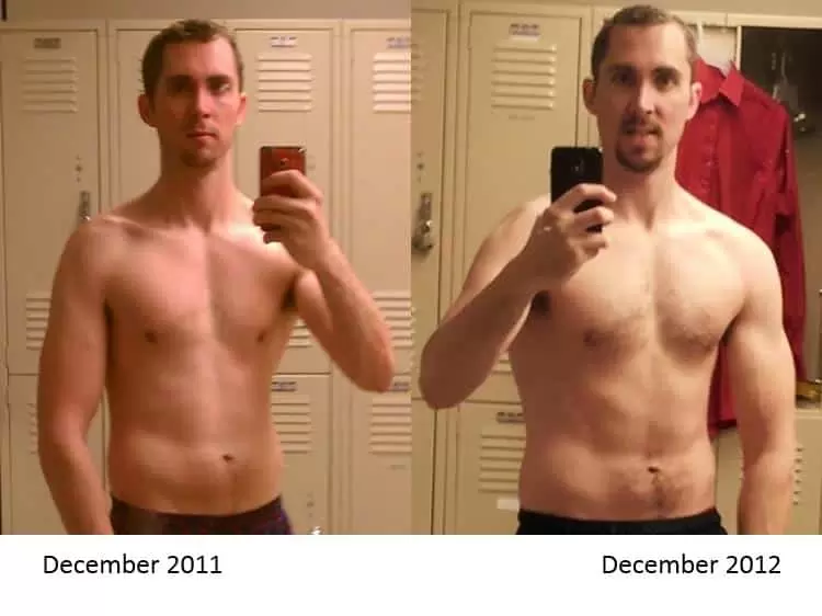 Solid clean gains for a year, then I fell off after Christmas 2012 and quickly gained bodyfat until March.