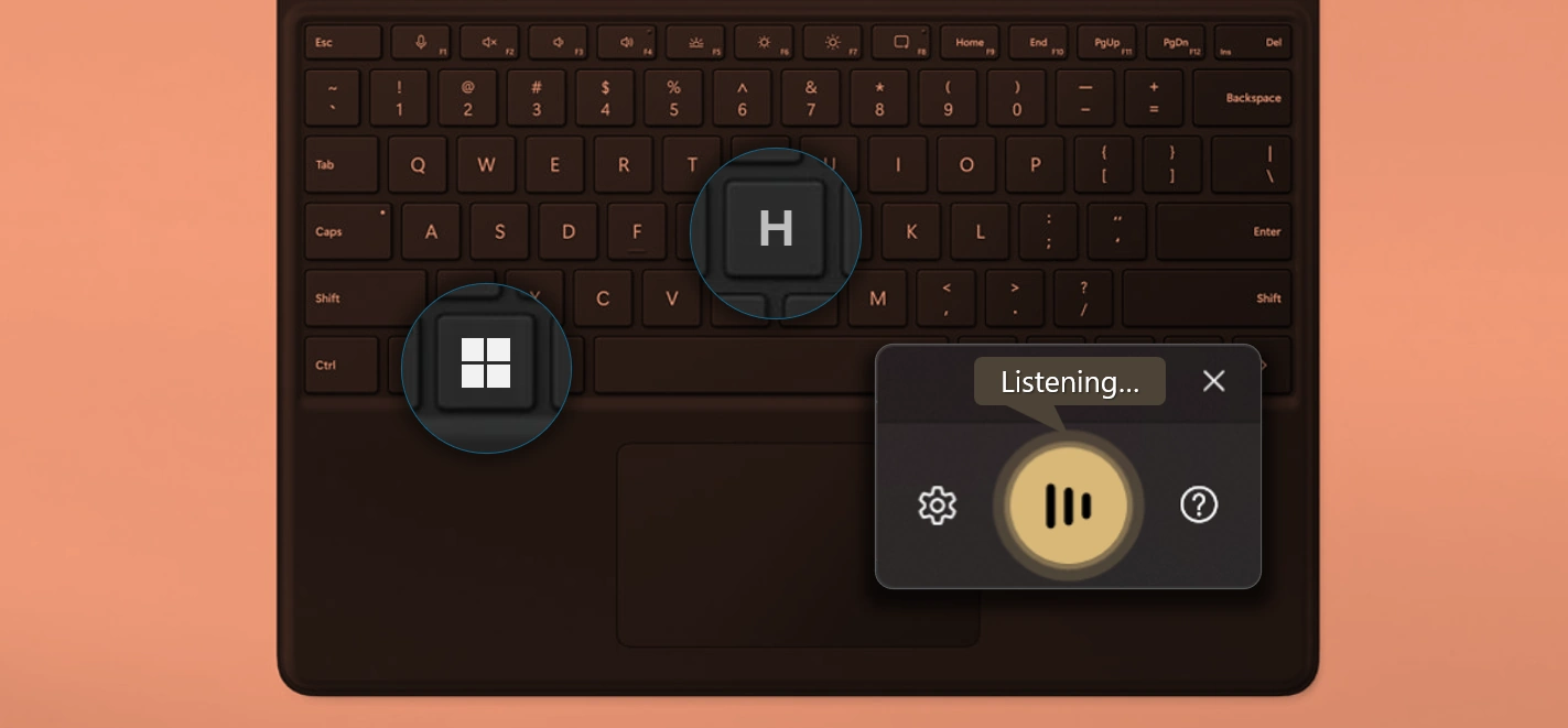 Voice Typing on Windows